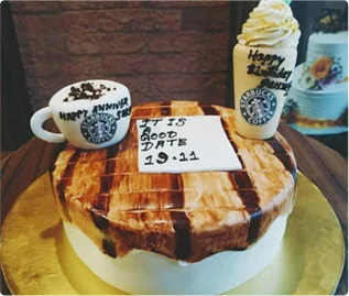 Top Personalised Photo Cake